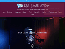 Tablet Screenshot of bluelizardstudio.com